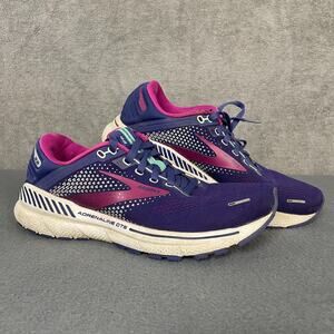 Brooks Adrenaline GTS 22 1203531B403 Sneakers Women's US 8 Purple Running Shoes